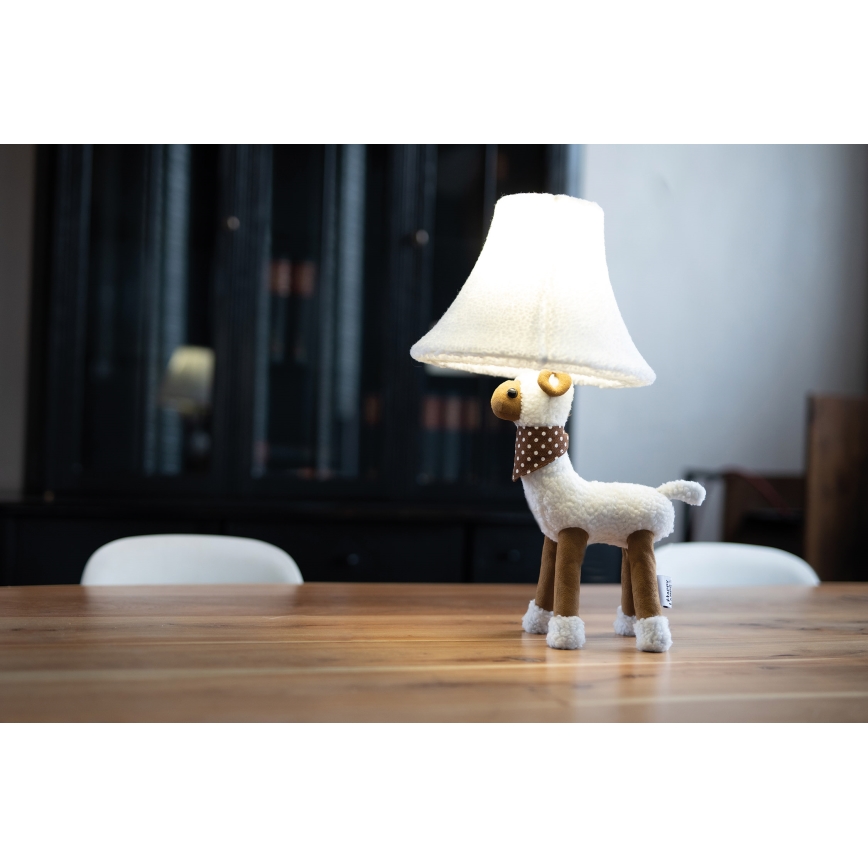 Happy Lamps - Lasten LED-pöytävalaisin WOLLE LED/5,4W/230V lammas
