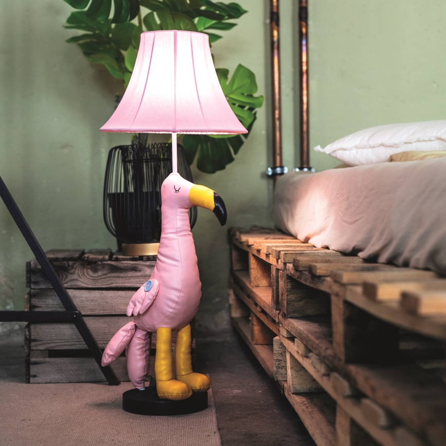 Happy Lamps - LED Lasten lattiavalaisin MINGO LED/5,4W/230V flamingo