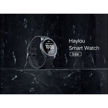 Haylou - Älykello LS05 Solar Bluetooth IP68 musta