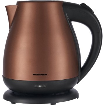 Heinner HEK-17IXC - Nopea vedenkeitin 1,7 l 2200 W/230 V kuparinvärinen