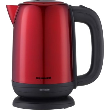 Heinner HEK-2200RDSS - Nopea vedenkeitin 1,7 l 2200W/230V punainen/musta
