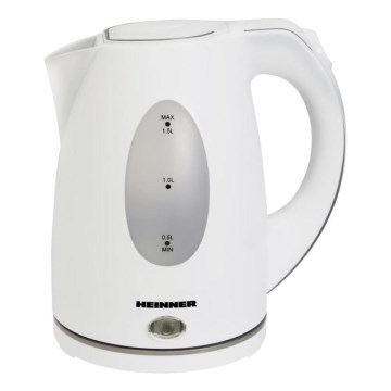 Heinner PF-47 - Nopea vedenkeitin 1,5 l 2200W/230V valkoinen