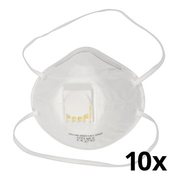 Hengityssuojain uloshengitysventtiilillä, luokka KN95 (FFP2) 10 kpl