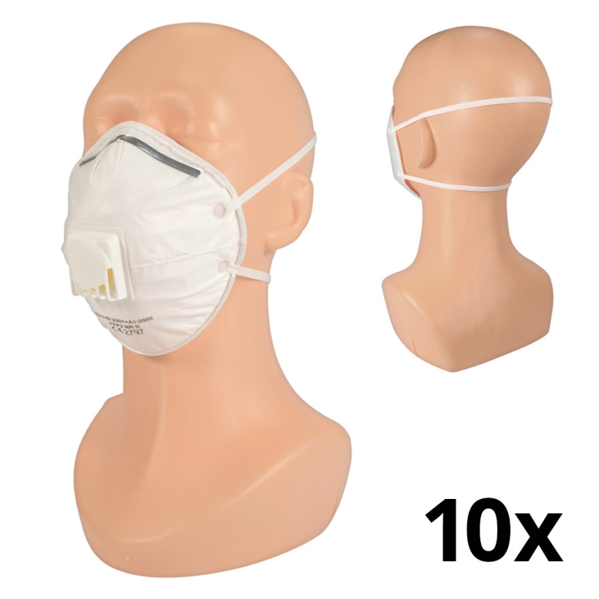 Hengityssuojain uloshengitysventtiilillä, luokka KN95 (FFP2) 10 kpl
