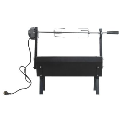 Hiiligrilli moottorilla 4W/230V musta