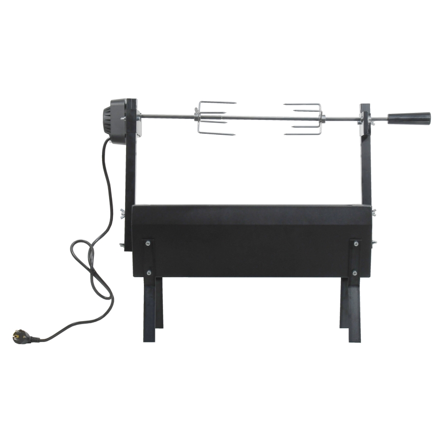 Hiiligrilli moottorilla 4W/230V musta