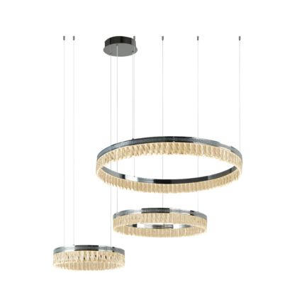 LED-himmennettävä kristallikruunu vaijerilla THALIA LED/120W/230V 3000-6000K + kaukosäädin