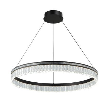 LED-himmennettävä kristallikruunu vaijerilla THALIA LED/55W/230V 3000-6000K halkaisija 80 cm + kaukosäädin