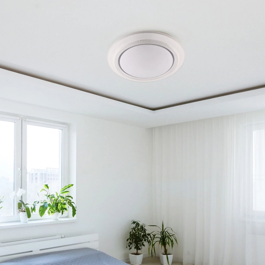 Himmennettävä kylpyhuoneen LED-kattovalaisin ADELA LED/72W/230V halkaisija 48 cm 3000-6000K IP44 + kauko-ohjaus