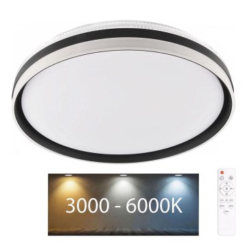 Himmennettävä kylpyhuoneen LED-kattovalaisin BARBARA LED/72W/230V halkaisija 48,5 cm 3000-6000K IP44 + kauko-ohjaus