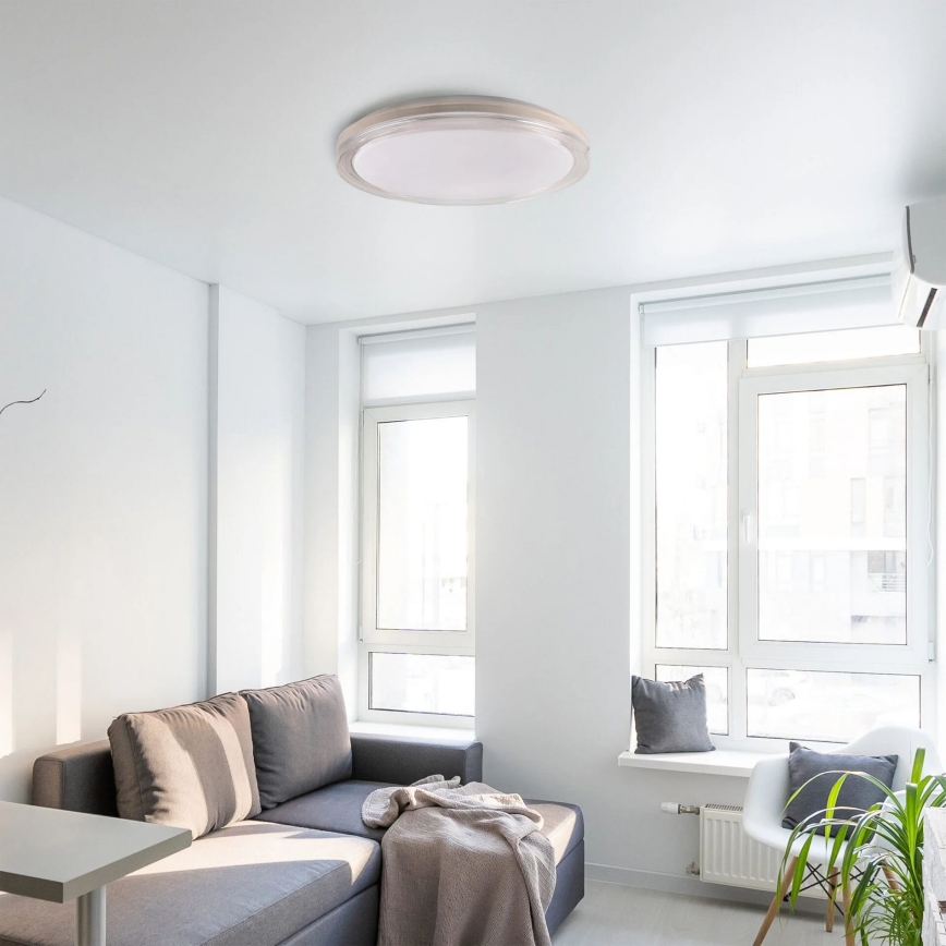 Himmennettävä kylpyhuoneen LED-kattovalaisin CASSANDRA LED/72W/230V halkaisija 49 cm 3000-6000K IP44 + kauko-ohjaus
