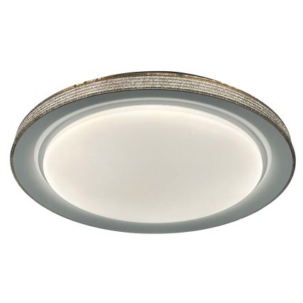 Himmennettävä kylpyhuoneen LED-kattovalaisin GRAŻYNA LED/72W/230V 3000-6000K halkaisija 51 cm IP44 harmaa + kauko-ohjaus