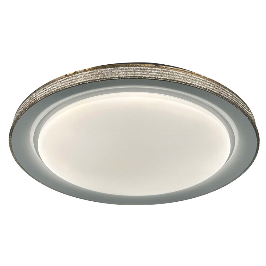 Himmennettävä kylpyhuoneen LED-kattovalaisin GRAŻYNA LED/72W/230V 3000-6000K halkaisija 51 cm IP44 harmaa + kauko-ohjaus