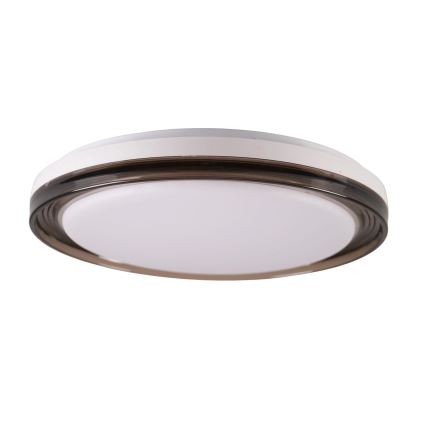 Himmennettävä kylpyhuoneen LED-kattovalaisin HALINA LED/48W/230V 3000-6000K halkaisija 38 cm IP44 musta + kauko-ohjaus