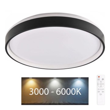 Himmennettävä kylpyhuoneen LED-kattovalaisin JADWIGA LED/72W/230V halkaisija 48 cm 3000-6000K IP44 + kauko-ohjaus