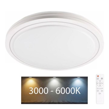 Himmennettävä kylpyhuoneen LED-kattovalaisin MARIAN LED/72W/230V halkaisija 48 cm 3000-6000K IP44 + kauko-ohjaus