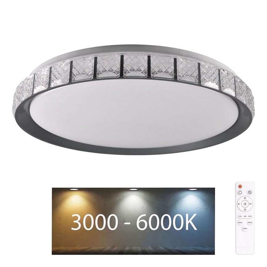 Himmennettävä kylpyhuoneen LED-kattovalaisin NINA LED/72W/230V halkaisija 49 cm 3000-6000K IP44 + kauko-ohjaus