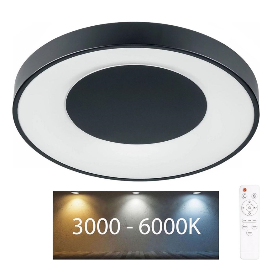Himmennettävä kylpyhuoneen LED-kattovalaisin WITOLD LED/48W/230V halkaisija 38,5 cm 3000-6000K IP44 +Dálkové hallinta