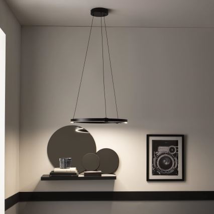 Himmennettävä LED-kattokruunu johdossa CASSINI LED/33W/230V 2700-6500K + kauko-ohjaus