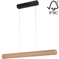 Himmennettävä LED-kattokruunu johdossa CONOR LED/34,5W/230V tammi – FSC sertifioitu