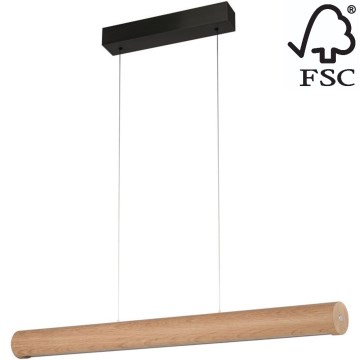 Himmennettävä LED-kattokruunu johdossa CONOR LED/34,5W/230V tammi – FSC sertifioitu