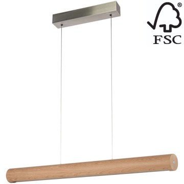 Himmennettävä LED-kattokruunu johdossa CONOR LED/34,5W/230V tammi – FSC sertifioitu