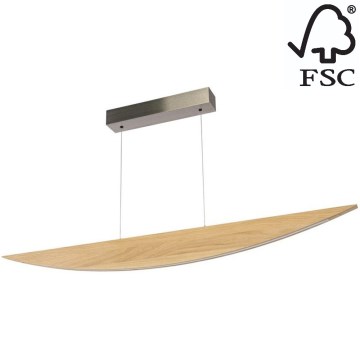 Himmennettävä LED-kattokruunu johdossa DUBAI LED/14W/230V tammi – FSC sertifioitu