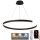 Himmennettävä LED-kattokruunu johdossa LED/100W/230V 3000-6500K halkaisija 80 cm + kauko-ohjaus
