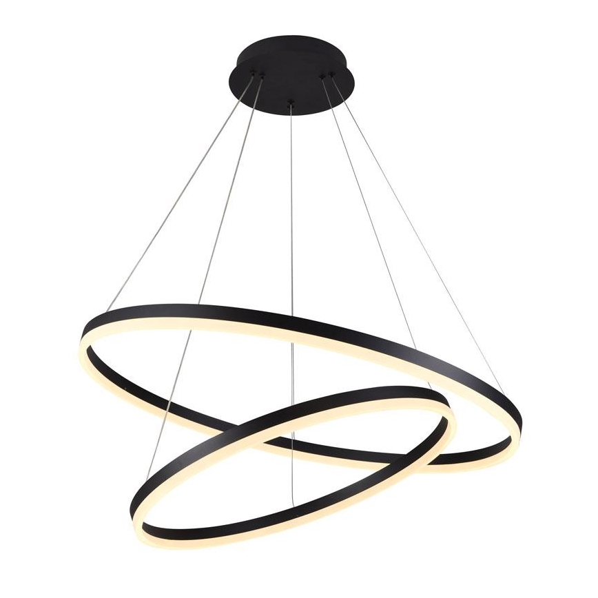 Himmennettävä LED-kattokruunu johdossa LED/100W/230V 3000-6500K halkaisija 80 cm + kauko-ohjaus