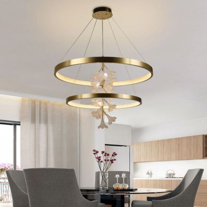 Himmennettävä LED-kattokruunu johdossa LED/100W/230V 3000-6500K + kauko-ohjaus