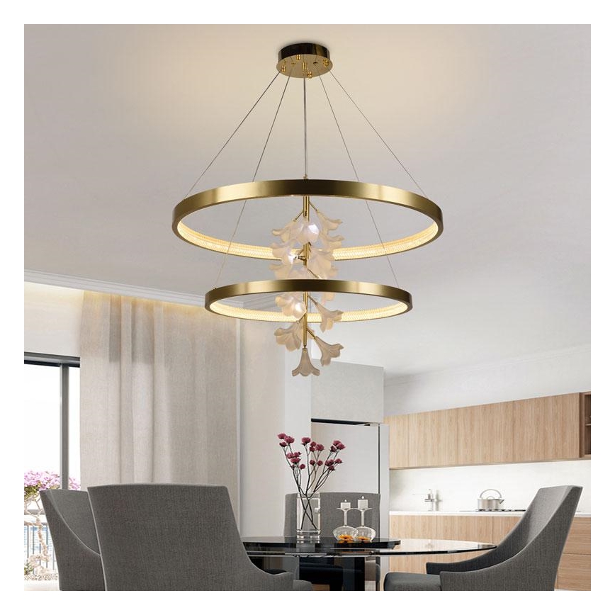 Himmennettävä LED-kattokruunu johdossa LED/100W/230V 3000-6500K + kauko-ohjaus