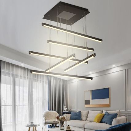 Himmennettävä LED-kattokruunu johdossa LED/100W/230V 3000-6500K + kauko-ohjaus