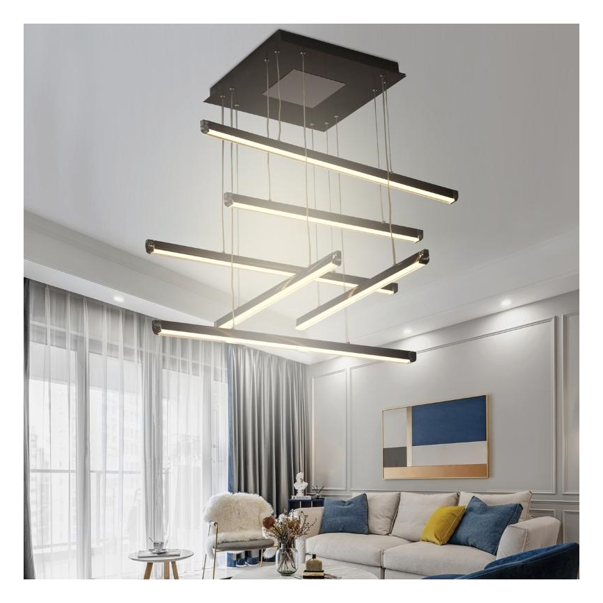 Himmennettävä LED-kattokruunu johdossa LED/100W/230V 3000-6500K + kauko-ohjaus