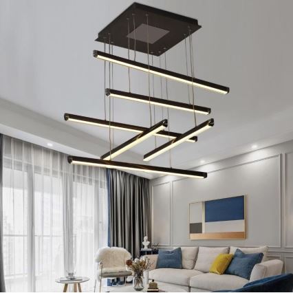 Himmennettävä LED-kattokruunu johdossa LED/100W/230V 3000-6500K + kauko-ohjaus