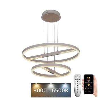 Himmennettävä LED-kattokruunu johdossa LED/100W/230V 3000-6500K + kauko-ohjaus