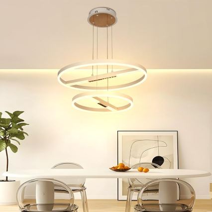 Himmennettävä LED-kattokruunu johdossa LED/100W/230V 3000-6500K + kauko-ohjaus