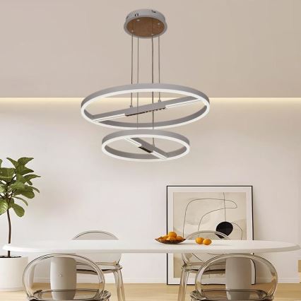 Himmennettävä LED-kattokruunu johdossa LED/100W/230V 3000-6500K + kauko-ohjaus
