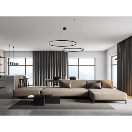Himmennettävä LED-kattokruunu johdossa LED/100W/230V 3000-6500K + kauko-ohjaus