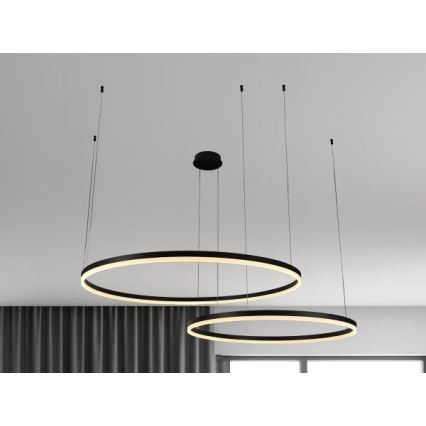 Himmennettävä LED-kattokruunu johdossa LED/100W/230V 3000-6500K + kauko-ohjaus