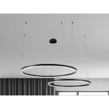 Himmennettävä LED-kattokruunu johdossa LED/100W/230V 3000-6500K + kauko-ohjaus