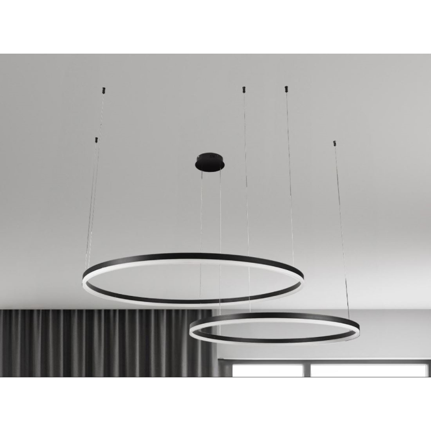 Himmennettävä LED-kattokruunu johdossa LED/100W/230V 3000-6500K + kauko-ohjaus