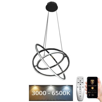 Himmennettävä LED-kattokruunu johdossa LED/105W/230V 3000-6500K + kauko-ohjaus