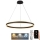 Himmennettävä LED-kattokruunu johdossa LED/110W/230V 3000-6500K halkaisija 80 cm + kauko-ohjaus