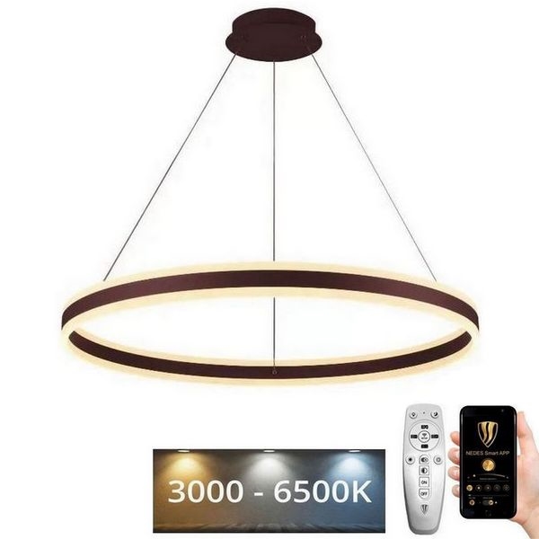 Himmennettävä LED-kattokruunu johdossa LED/110W/230V 3000-6500K + kauko-ohjaus
