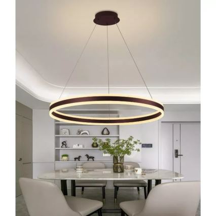 Himmennettävä LED-kattokruunu johdossa LED/110W/230V 3000-6500K + kauko-ohjaus