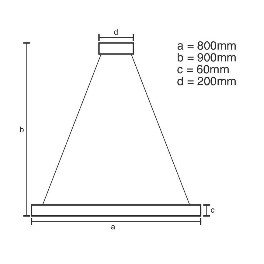 Himmennettävä LED-kattokruunu johdossa LED/110W/230V 3000-6500K + kauko-ohjaus