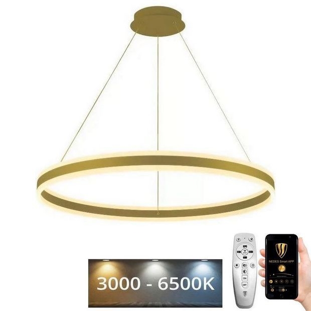 Himmennettävä LED-kattokruunu johdossa LED/110W/230V 3000-6500K + kauko-ohjaus