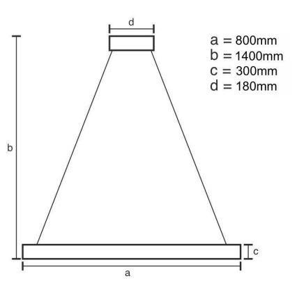 LED Himmennettävä kristalli kattokruunu johdossa LED/110W/230V 3000-6500K kulta + kauko-ohjaus