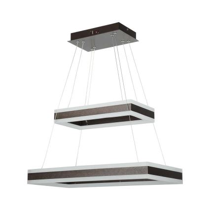 Himmennettävä LED-kattokruunu johdossa LED/113W/230V 3000K ruskea
