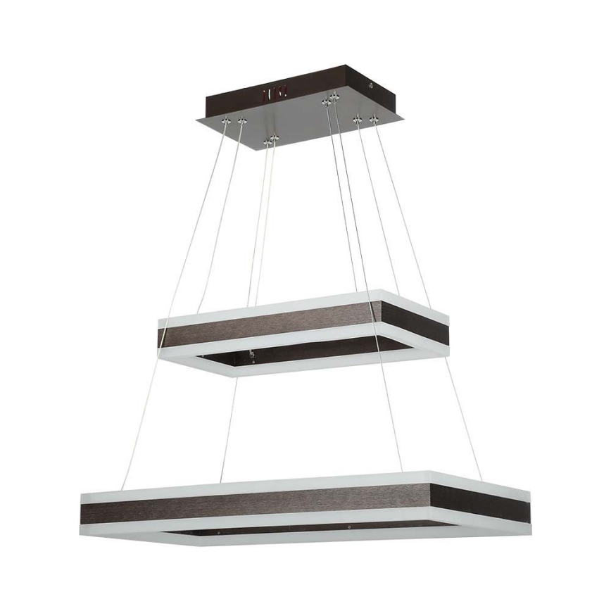 Himmennettävä LED-kattokruunu johdossa LED/113W/230V 3000K ruskea